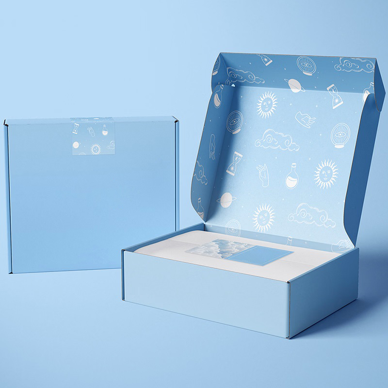 Blue Mailer Box