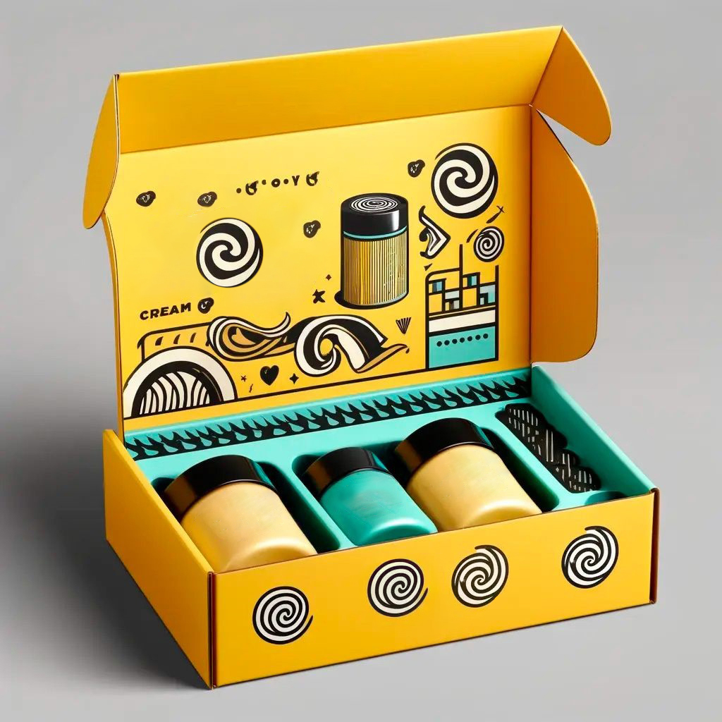 Yellow Mailer Box