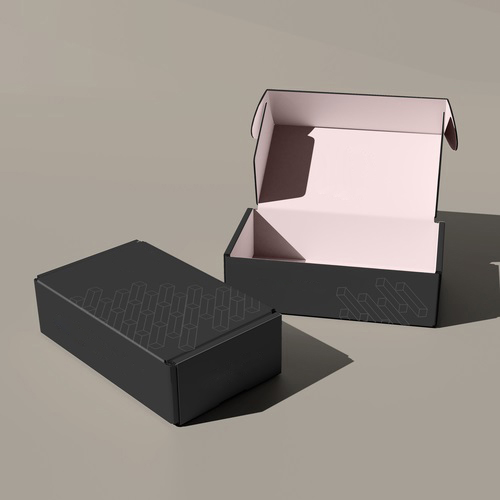 Black Matte Mailer Box