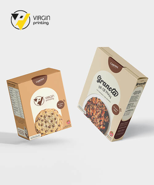 Customized Die Cut Cereal Boxes