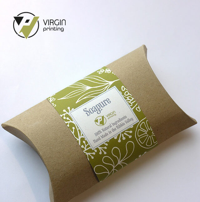 Kraft Paper Pillow Soap Boxes