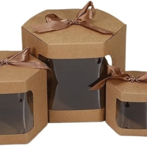 gift boxes with clear window