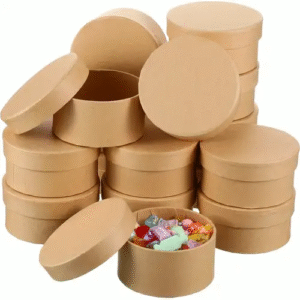 round cardboard gift boxes with lids