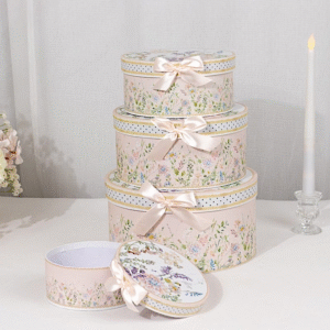 round favour boxes