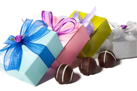 truffle boxes for wedding favors