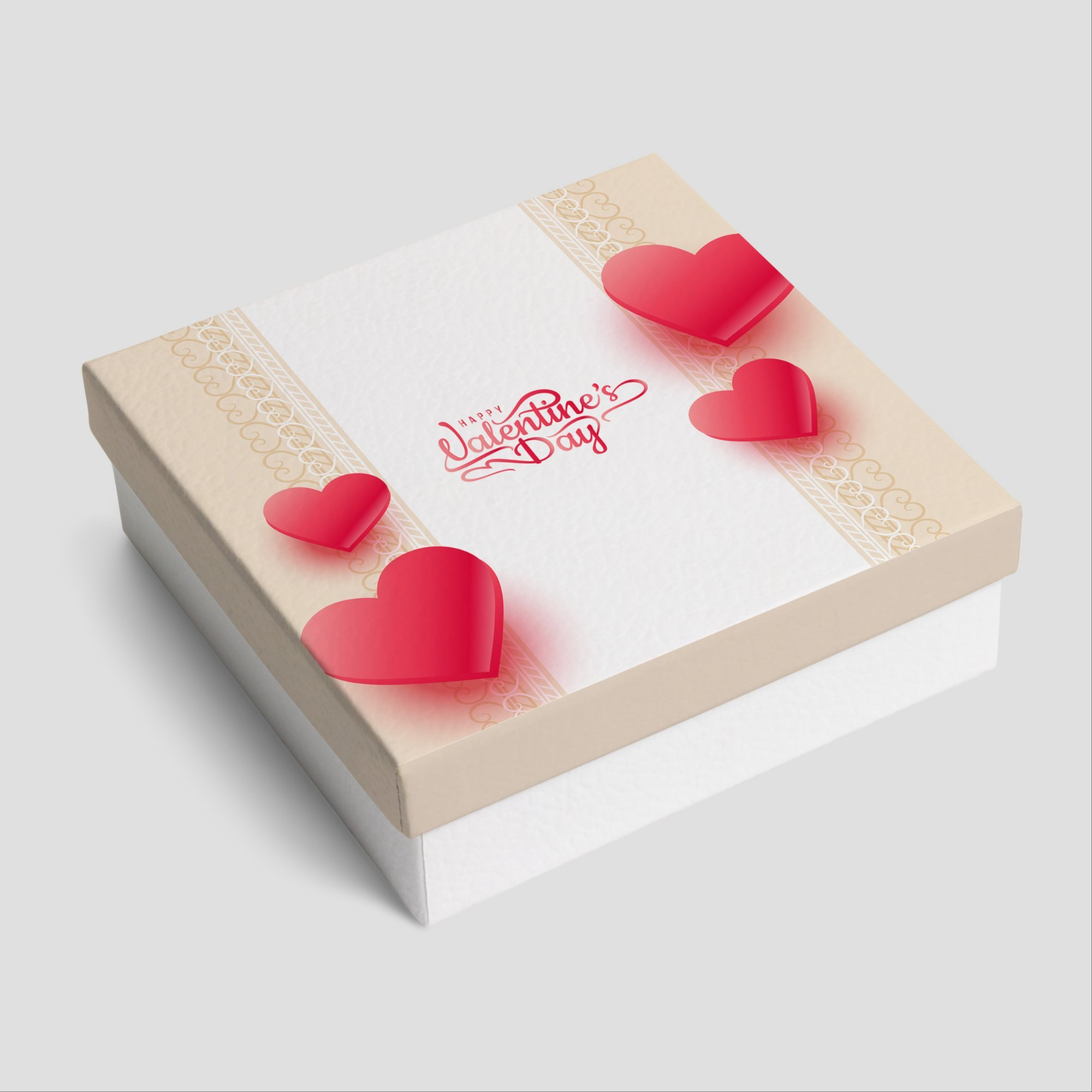 valentine's day empty boxes