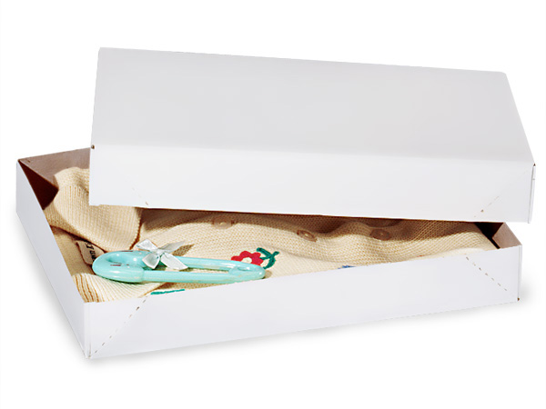 White Apparel Boxes