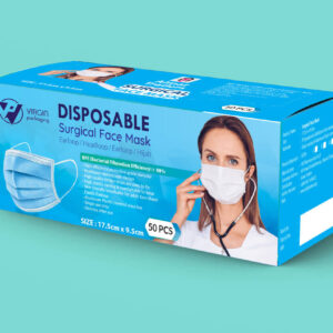 Surgical face mask boxes