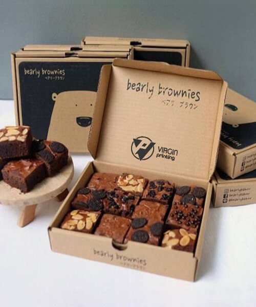 Brown Bakery Boxes