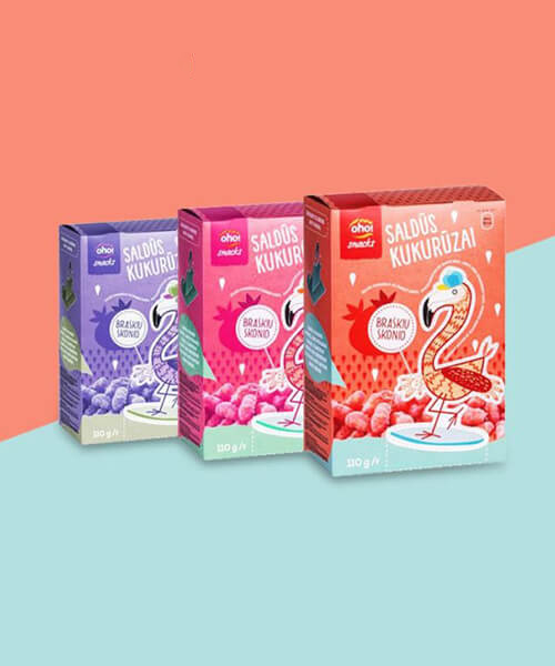 Colorful Cereal Boxes