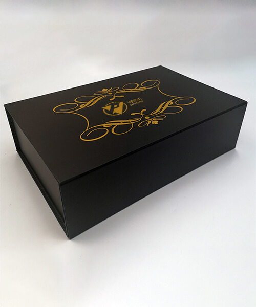 Matte Black Hair Extension Boxes