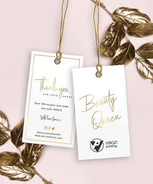Metallic Hang Tags