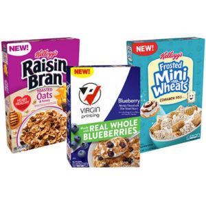 Whole Grain Cereal Boxes