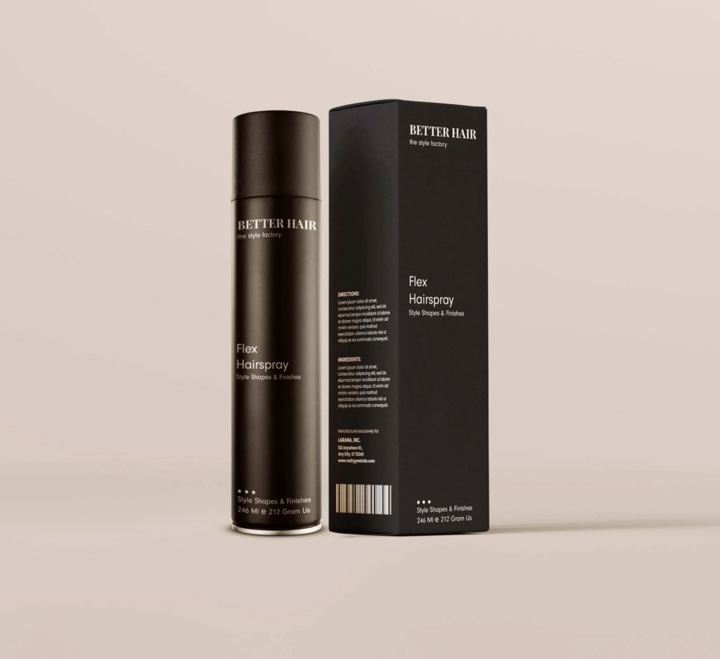 Custom Hair Spray Boxes