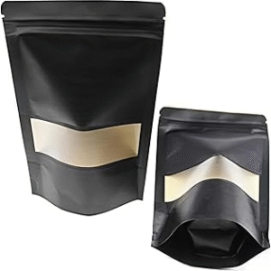 Stand Up Barrier Pouches With Window